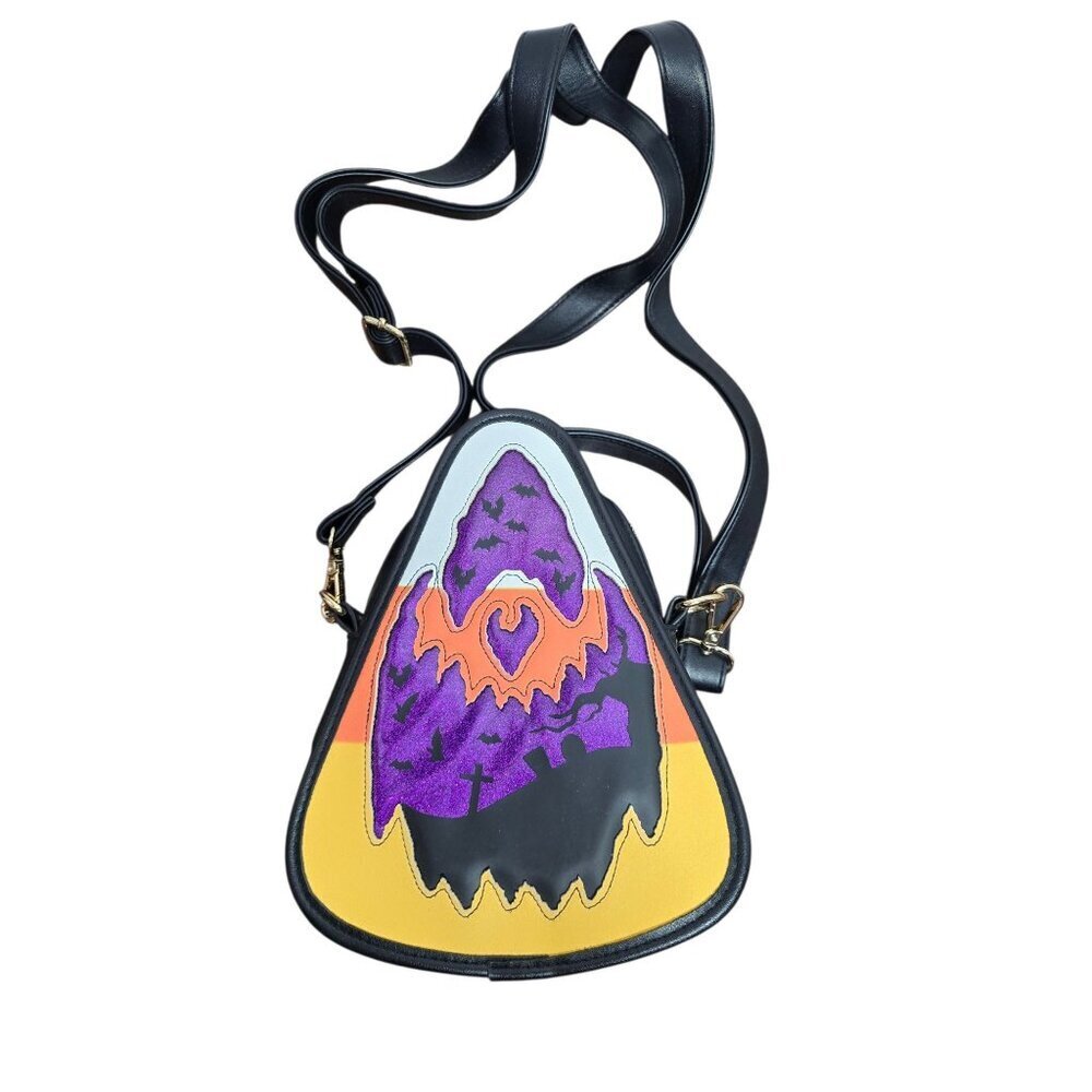 Love Pain & Stitches Kenny Corn Small Candy Corn Halloween Crossbody Purse